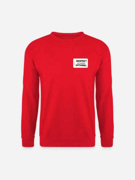 Respekt ist nicht optional - Unisex Pullover - Rot