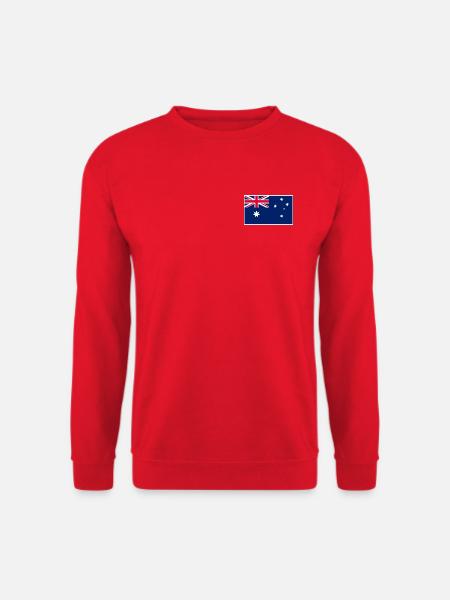 Australia Flag Classic Frame - Unisex Pullover - Rot