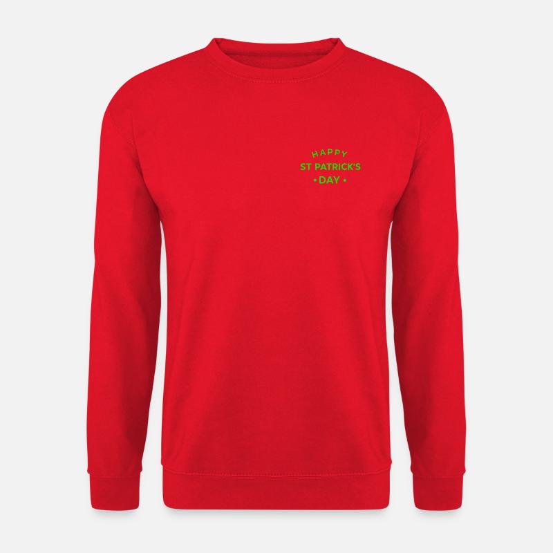 St. Patrick's Day Green - Unisex Pullover - Rot