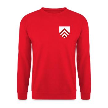 Coat of arms of Perche - Unisex Sweatshirt - red - Front - Alina (178cm) & Michal (187cm)