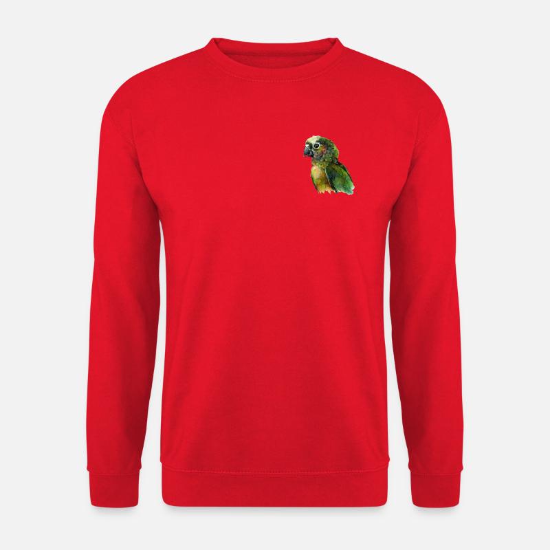 Papagei - Unisex Pullover - Rot