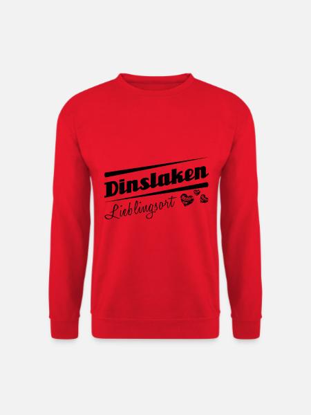 Dinslaken - Lieblingsort mit Stadtnamen - Unisex Pullover - Rot