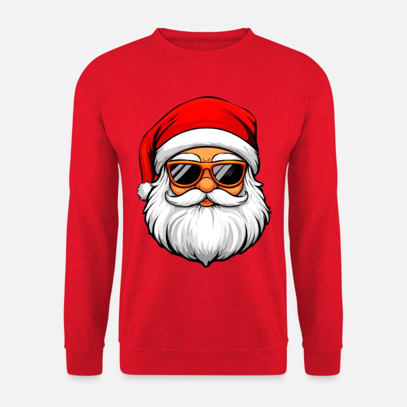 Cooler Weihnachtsmann - Unisex Pullover - Rot