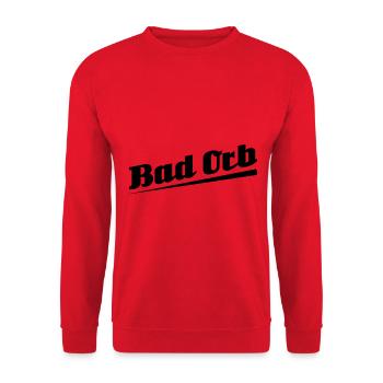Bad Orb - Textdesign mit Stadtnamen - Unisex Pullover - Rot - Vorne - Alina (178cm) & Michal (187cm)