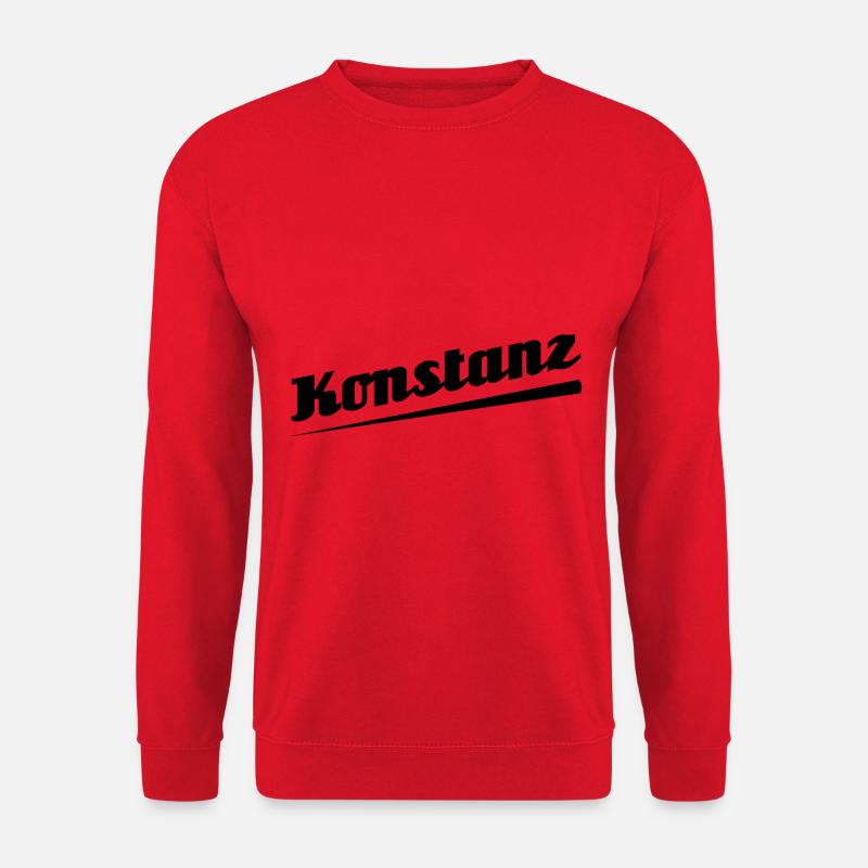Konstanz - Textdesign mit Stadtnamen - Unisex Pullover - Rot