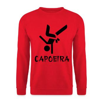 Capoeira - Unisex Sweatshirt - red - Front - Alina (178cm) & Michal (187cm)