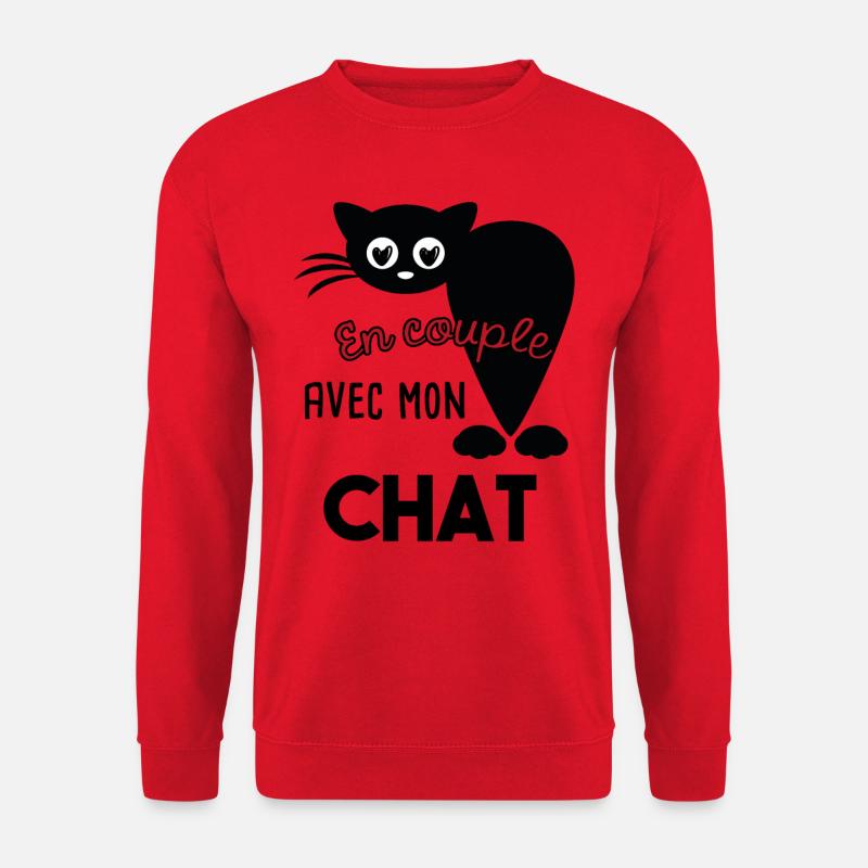 Funny kitten - Unisex Sweatshirt - red