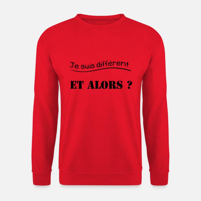 Handicap et différences - Sweat-shirt Unisexe - rouge