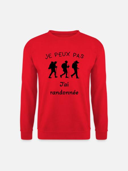 Hiker Gift - Unisex Sweatshirt - red