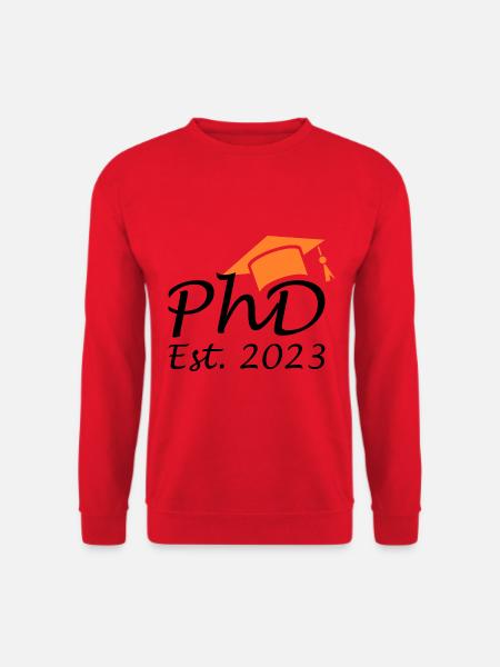 Abschluss Doktor PhD Est 2023 - Unisex Pullover - Rot