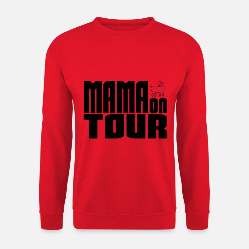 Mama on Tour - Unisex Pullover - Rot