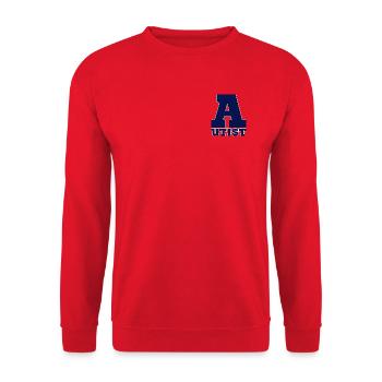 Autist - Unisex Pullover - Rot - Vorne - Alina (178cm) & Michal (187cm)