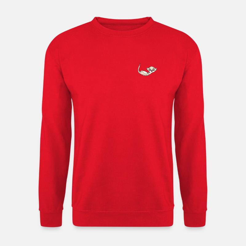 Erdmännchen Tier - Unisex Pullover - Rot