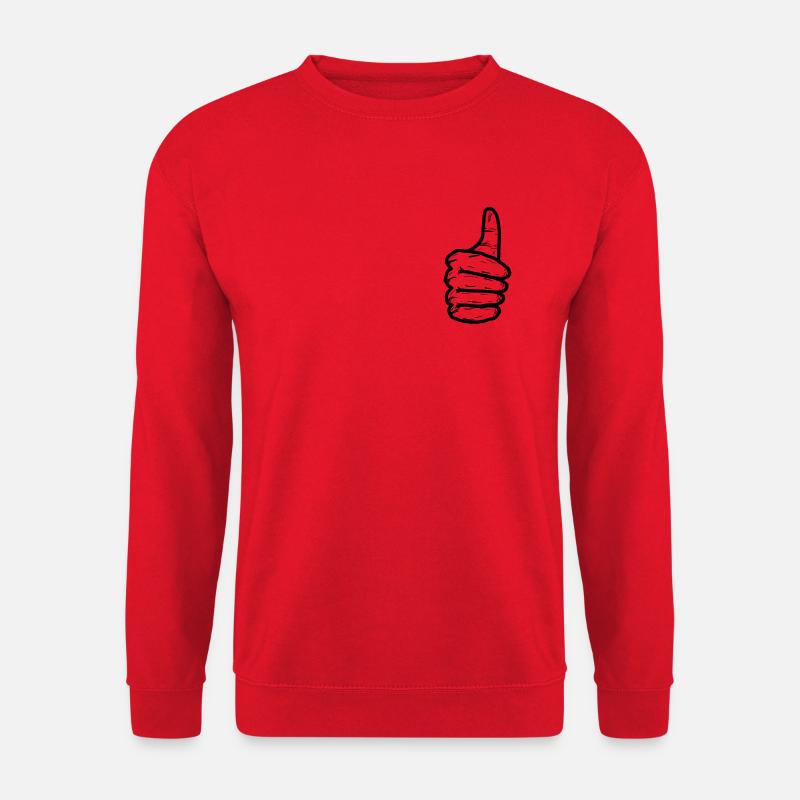 Daumen hoch - Unisex Pullover - Rot