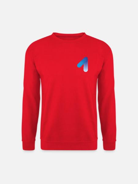 Abstract 1, modern & digital - Unisex Sweatshirt - red
