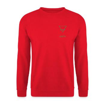 Élément De La Terre - Sweat-shirt Unisexe - rouge - Devant - Alina (178cm) & Michal (187cm)