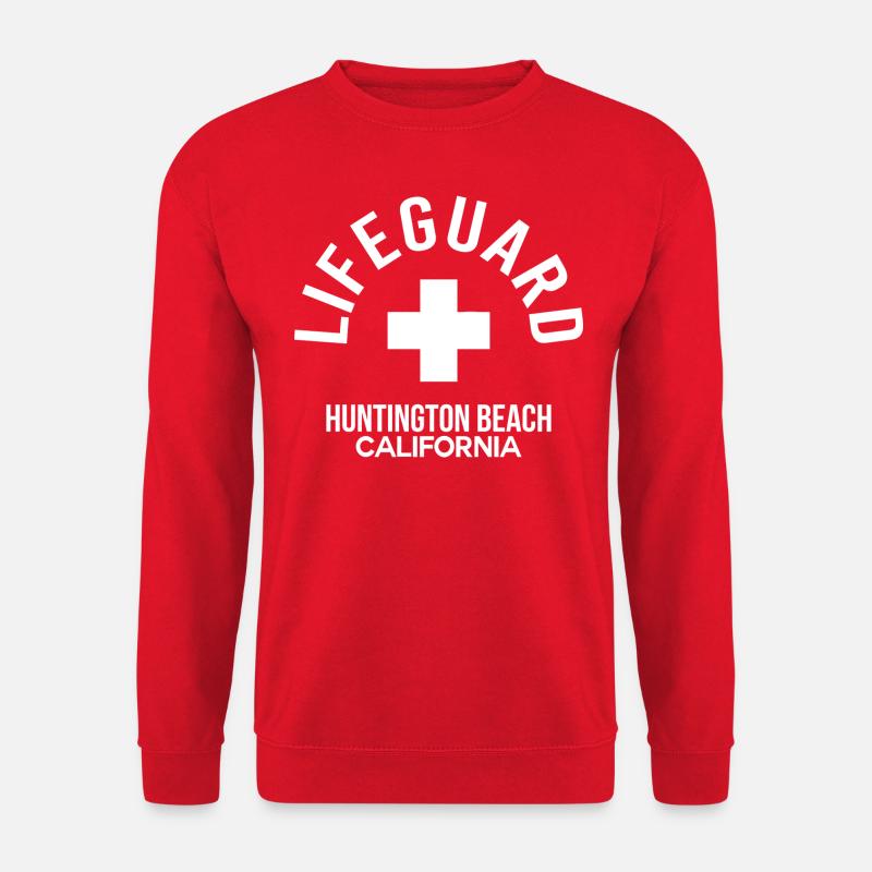 Rettungsschwimmer-Grafik - Unisex Pullover - Rot