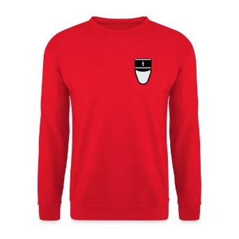 Gendarme Képi G.D. (Departmental Gendarme) - Unisex Sweatshirt - red - Front - Alina (178cm) & Michal (187cm)