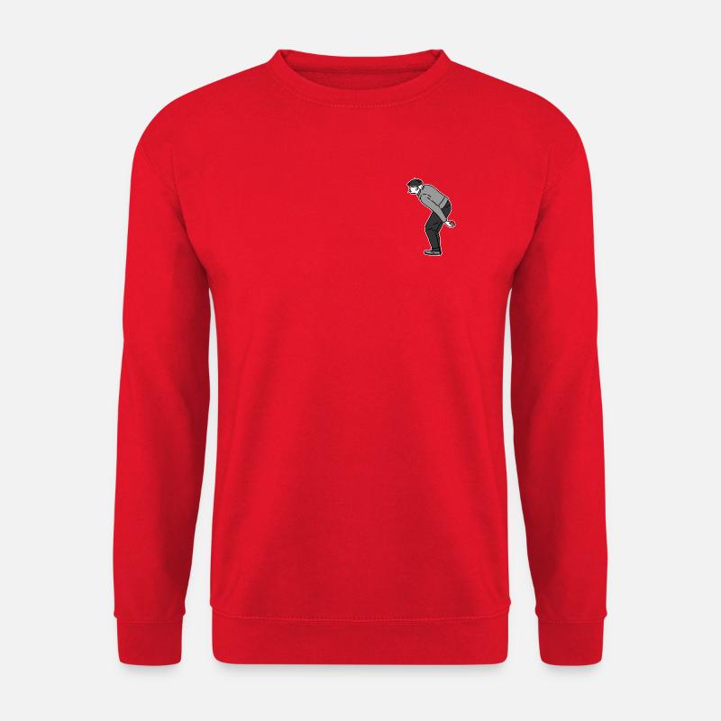 Petanque Player Left-Handed - Unisex Sweatshirt - red