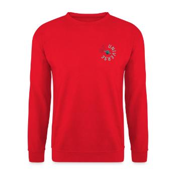 My universe - Unisex Pullover - Rot - Vorne - Alina (178cm) & Michal (187cm)