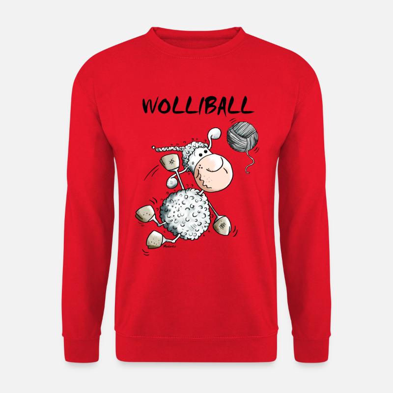Wolliball - Volleyball - Unisex Pullover - Rot