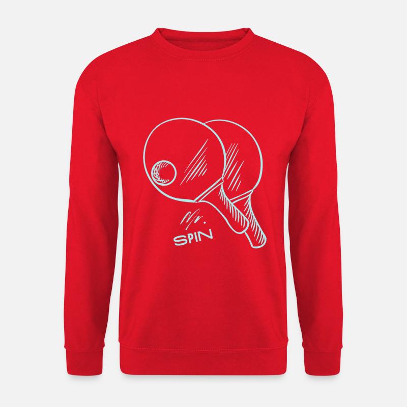 Tischtennisschläger - Unisex Pullover - Rot