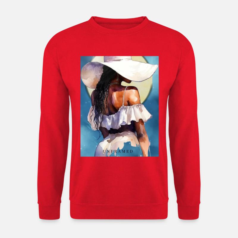 Ungerahmt - Unisex Pullover - Rot