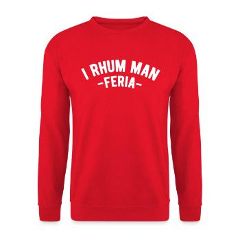 Feria Rhum fêtes féria - Sweat-shirt Unisexe - rouge - Devant - Alina (178cm) & Michal (187cm)