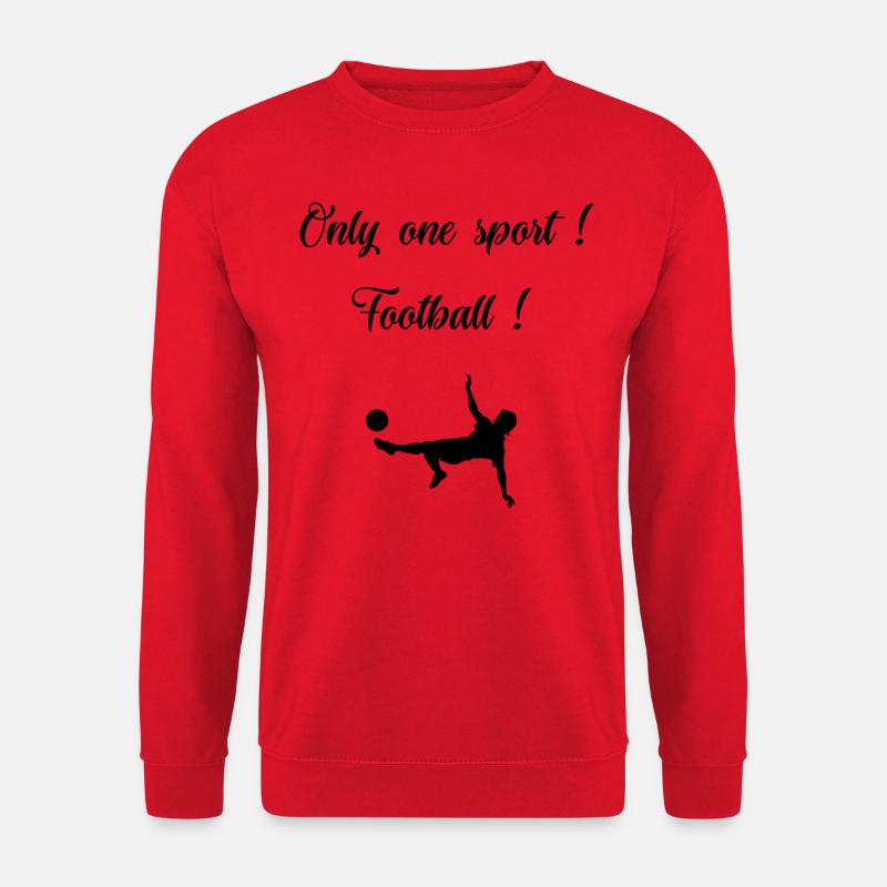 Eine Sportart : Fußball - Unisex Pullover - Rot
