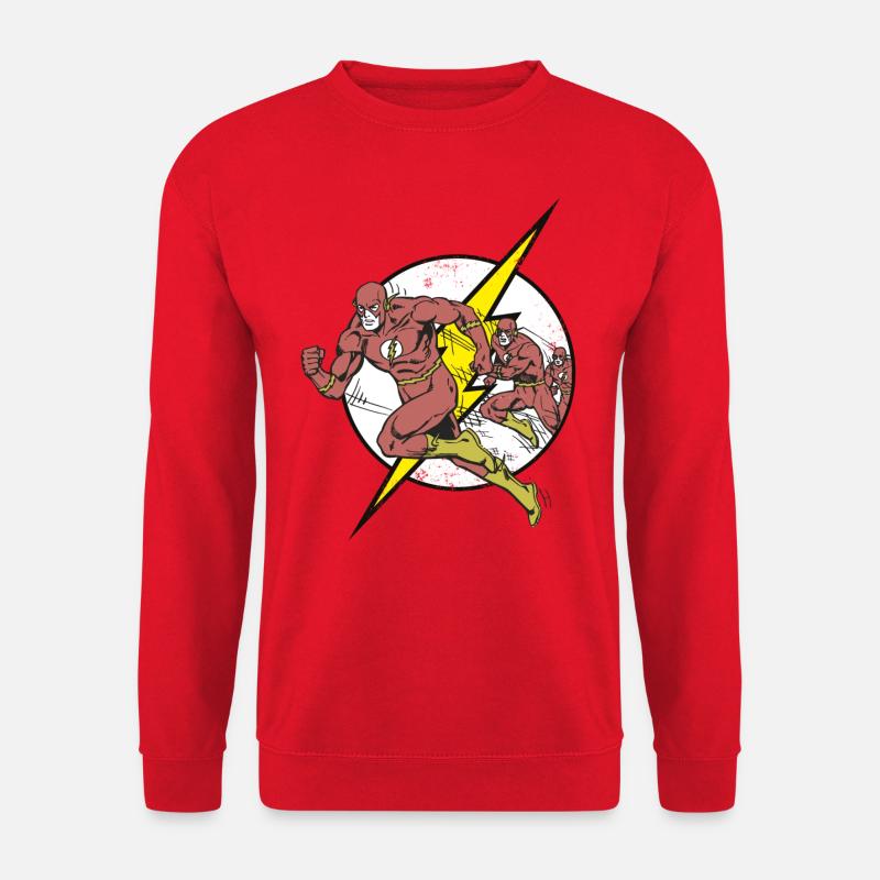 DC Comics Originals The Flash Rennt - Unisex Pullover - Rot