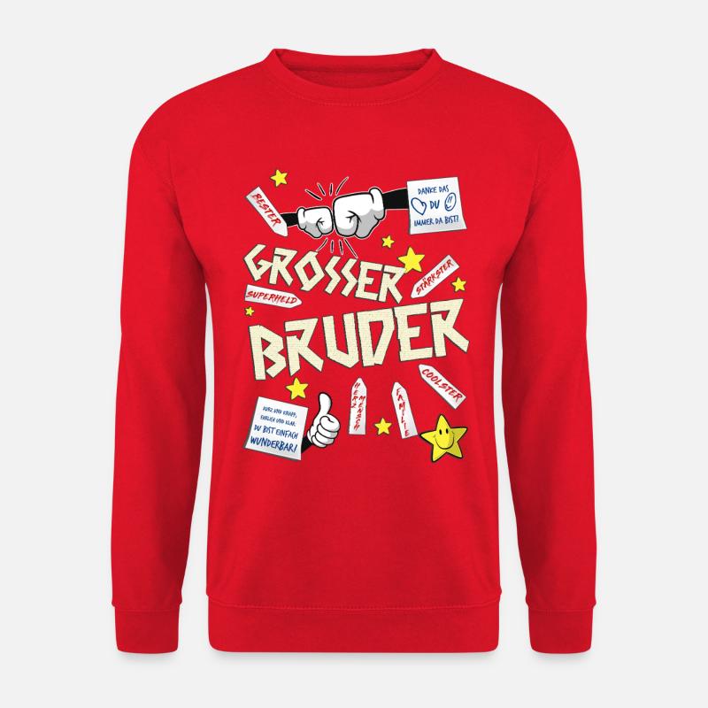 Brüder - Unisex Pullover - Rot