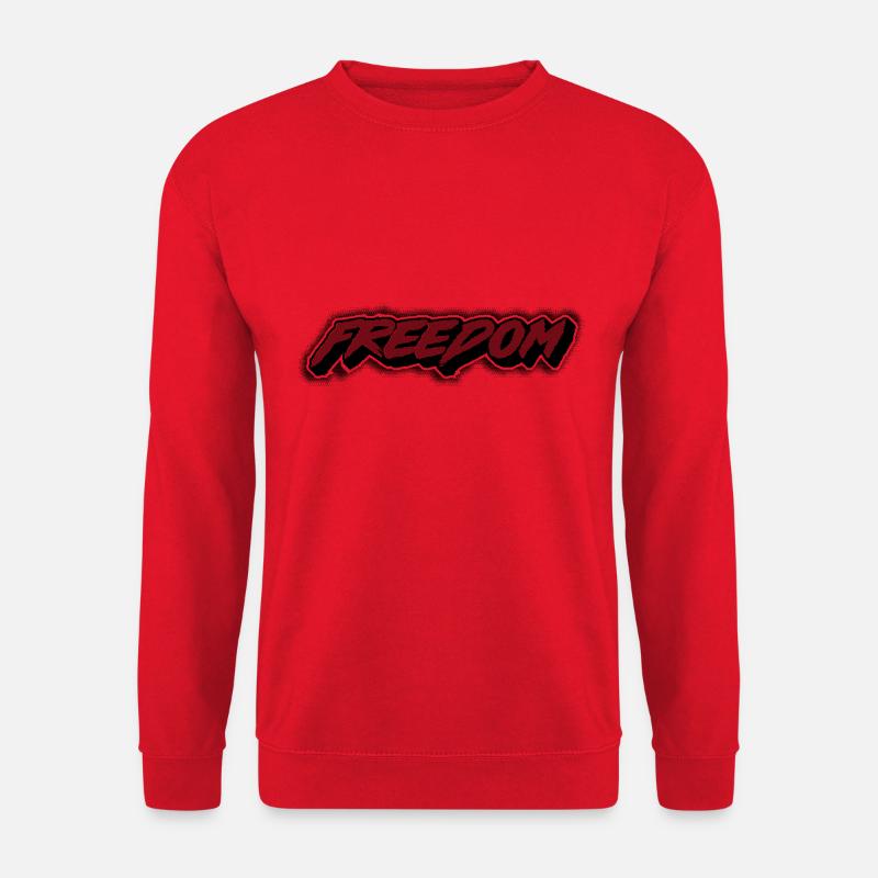 Freedom - Unisex Sweatshirt - red