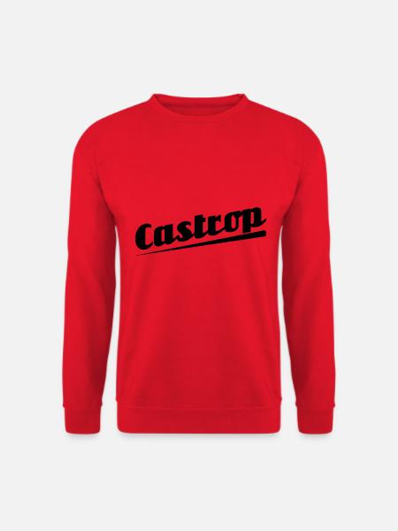 Castrop - Textdesign mit Stadtnamen - Unisex Pullover - Rot