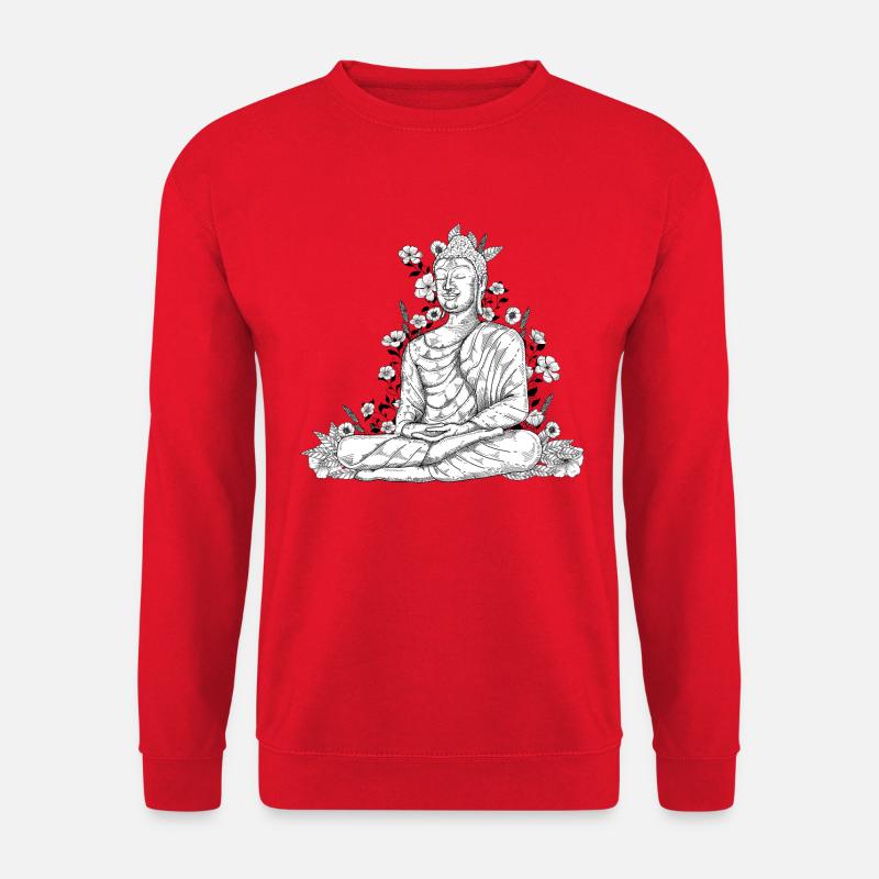 Buddha - Unisex Sweatshirt - red