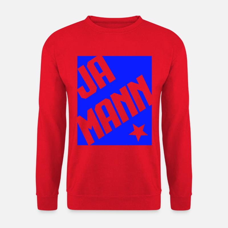 Ja Mann - Unisex Pullover - Rot