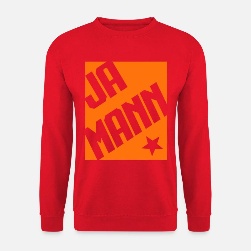 Ja Mann - Unisex Pullover - Rot