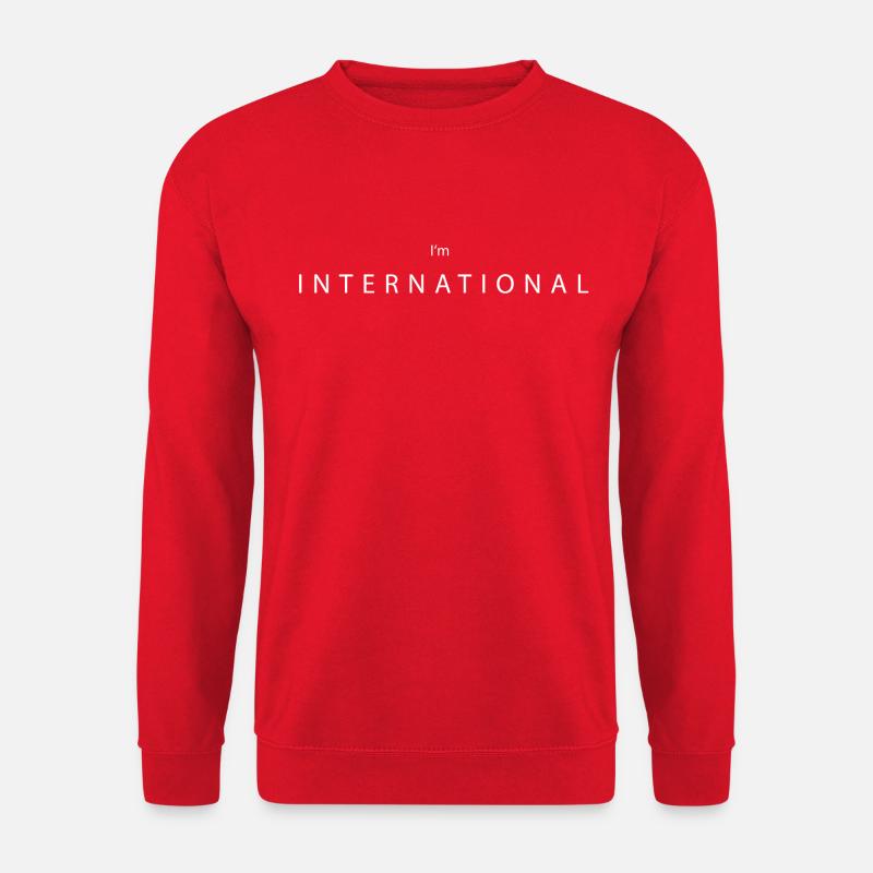 IM INTERNATIONAL white - Unisex Pullover - Rot