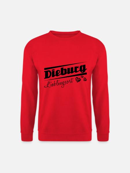 Dieburg - Lieblingsort mit Stadtnamen - Unisex Pullover - Rot
