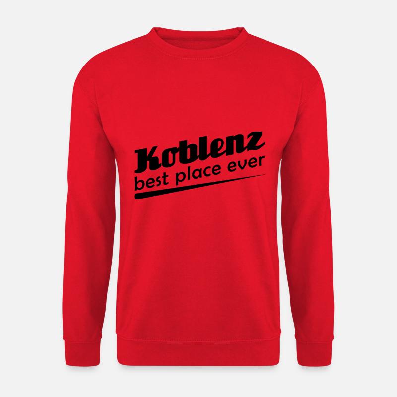 Koblenz - Stadt best place ever - Unisex Pullover - Rot