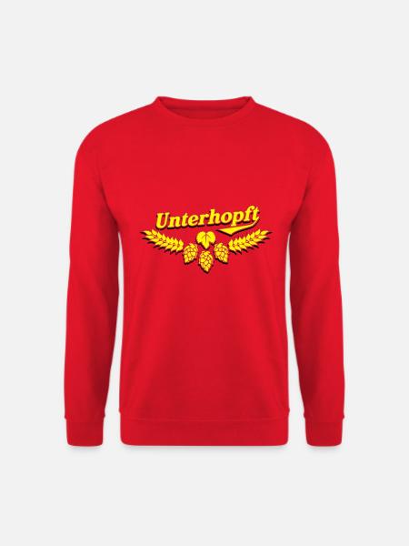 Unterhopft - Sweat-shirt Unisexe - rouge