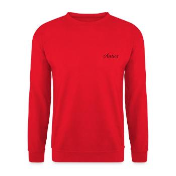 Antus - Software Marktplatz Unternehmen - Unisex Pullover - Rot - Vorne - Alina (178cm) & Michal (187cm)