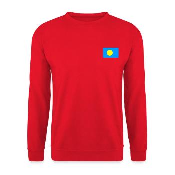Drapeau des Palaos - Sweat-shirt Unisexe - rouge - Devant - Alina (178cm) & Michal (187cm)
