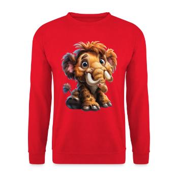 Toons de #lovely gigantesque - Sweat-shirt Unisexe - rouge - Devant - Alina (178cm) & Michal (187cm)