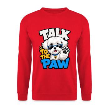 Malteser - Unisex Pullover - Rot - Vorne - Alina (178cm) & Michal (187cm)