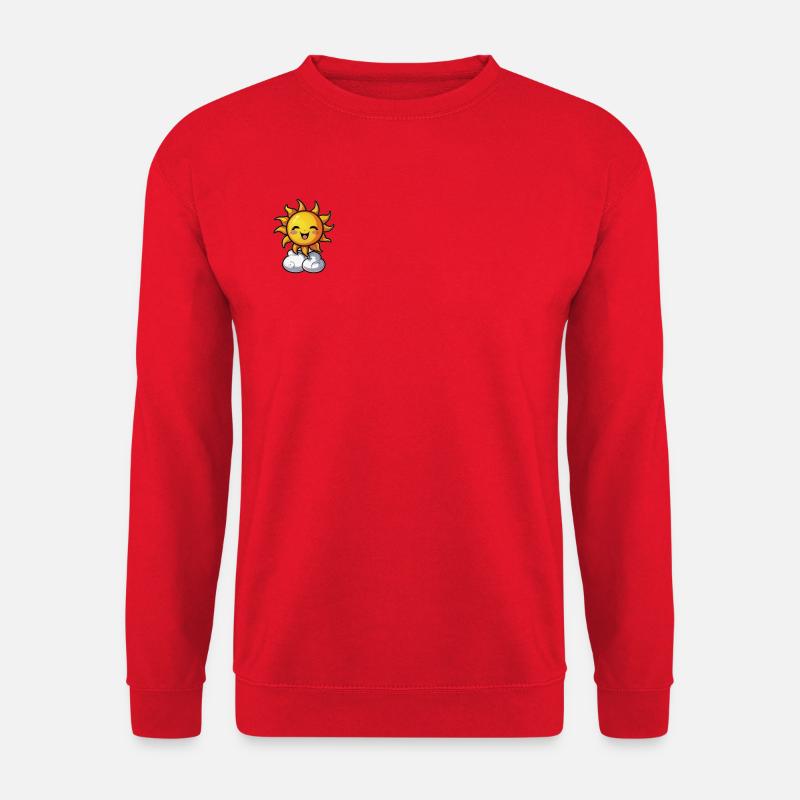 Lachende Sonne - Unisex Pullover - Rot