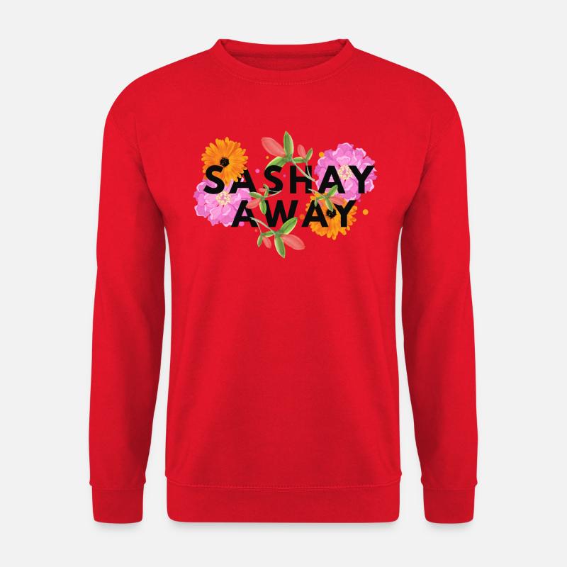 Sashay Away - blumig - Unisex Pullover - Rot