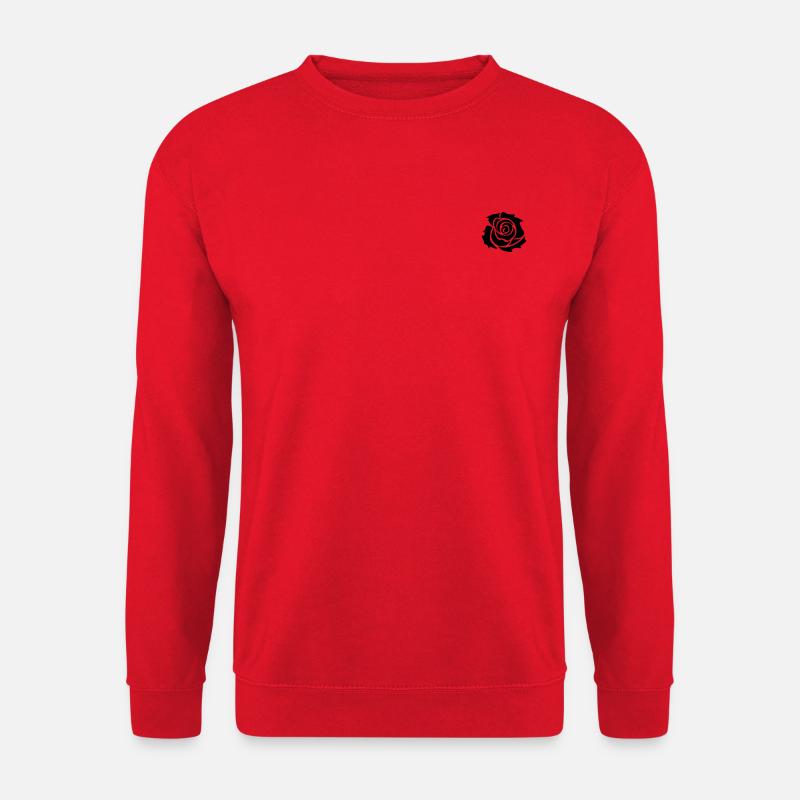 Black Rose - Unisex Sweatshirt - red