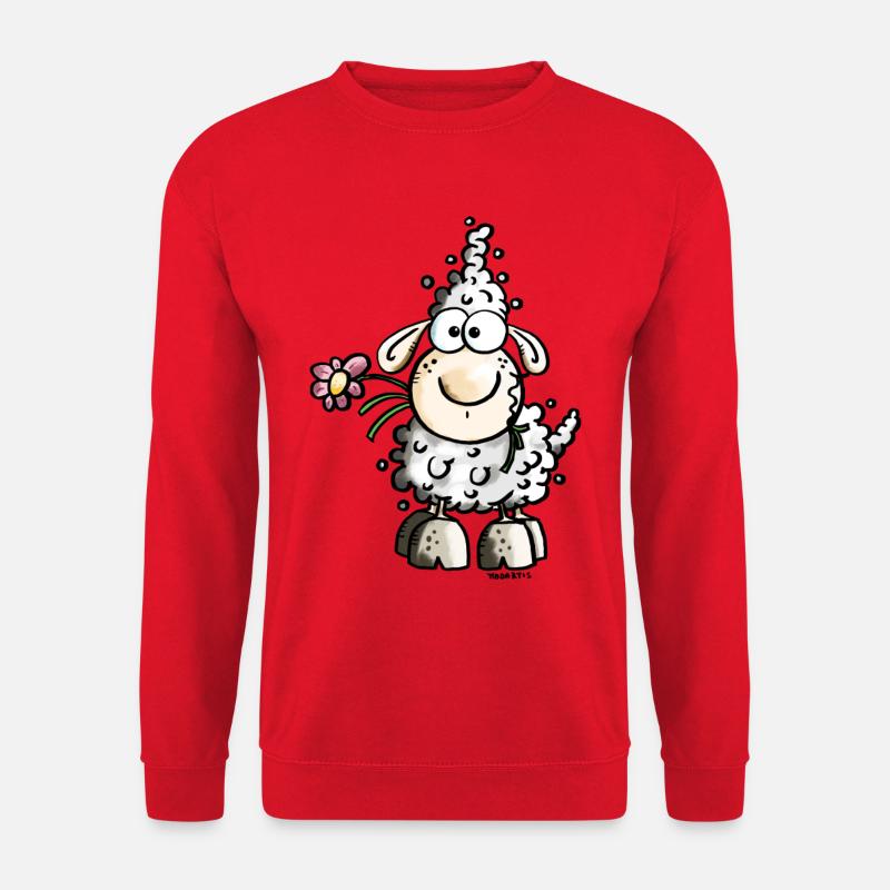 Goldiges Schaf - Unisex Pullover - Rot