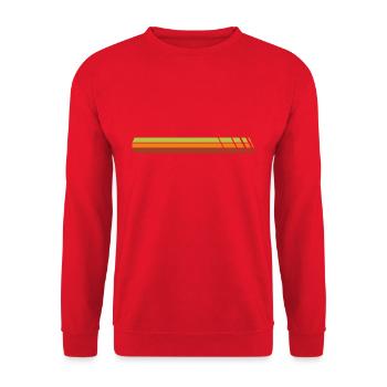 The Tourist Jamie Dornan Race Checkered Symbol - Unisex Sweatshirt - red - Front - Alina (178cm) & Michal (187cm)