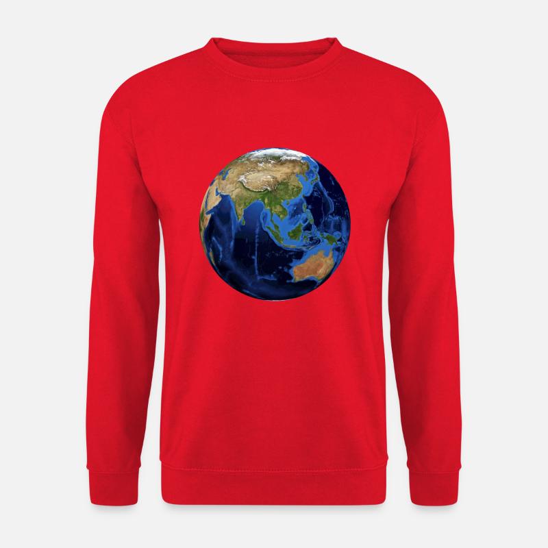 Der Erdball - Unisex Pullover - Rot